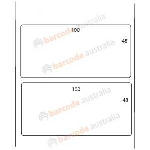 100 x 48mm DT, perforated, 3000 labels, 76mm core